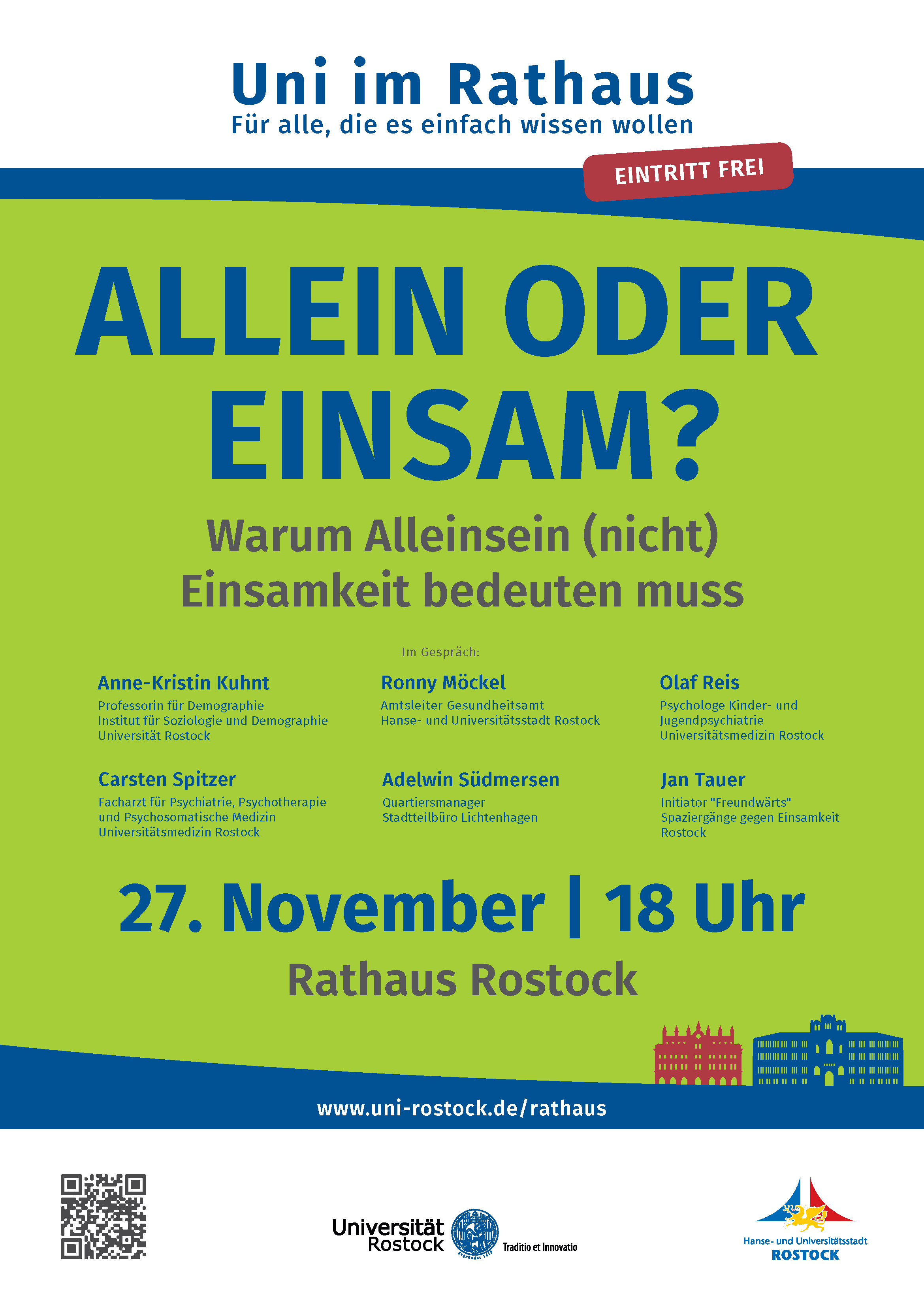 Veranstaltungsplakat. Foto: Universität Rostock