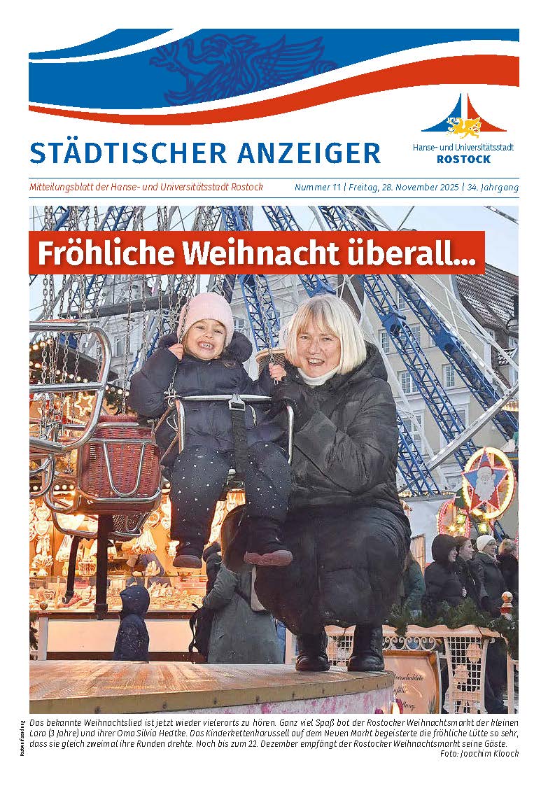 Titelseite des Städtischen Anzeigers und Download | Foto: Joachim Kloock