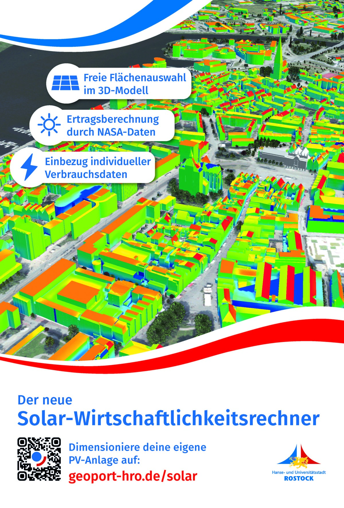 Plakat: Der neue Solar-Wirtschaftlichkeitsrechner