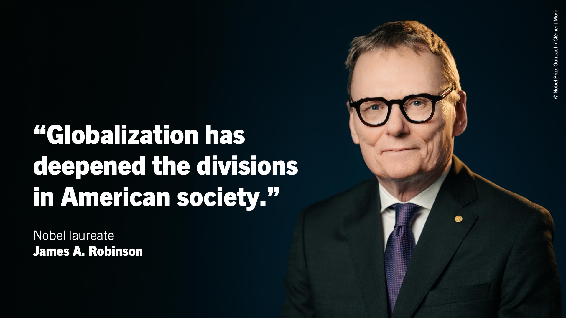 Nobel laureate James Robinson
