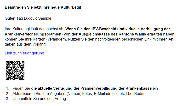 Newsletter Kulturlegi