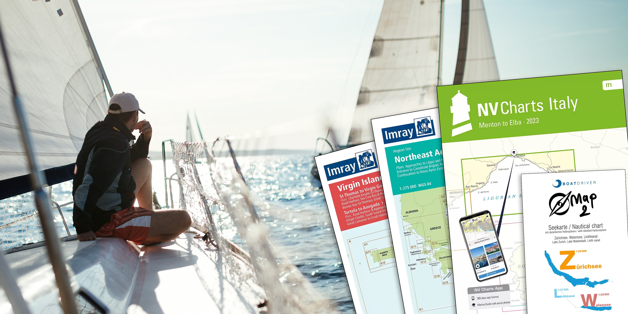 Unser Seekarten Sortiment