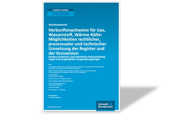 Das Bild zeigt das Cover des Herkunfsnachweise-Berichts