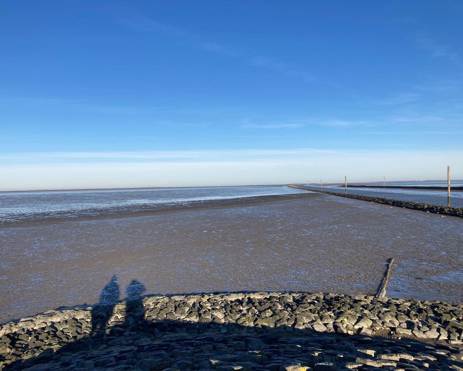 Weihnachten an der Mole von Carolinensiel