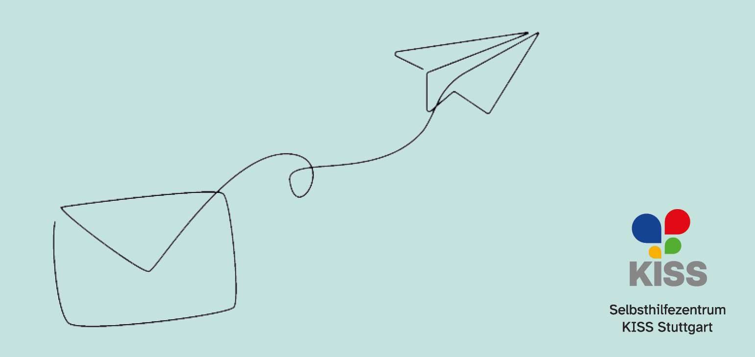 Titelbild: aus einem Brief fliegt ein gefaltelter Papierflieger