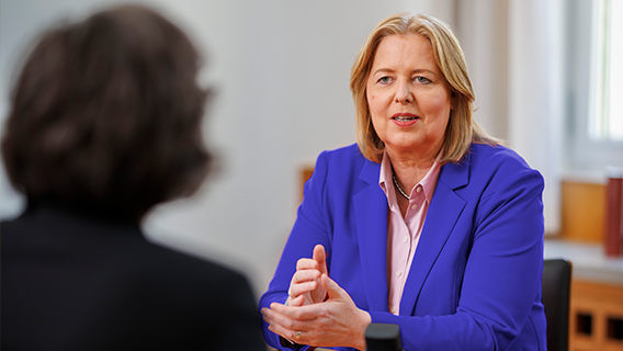 Bundesministerin Bärbel Bas.