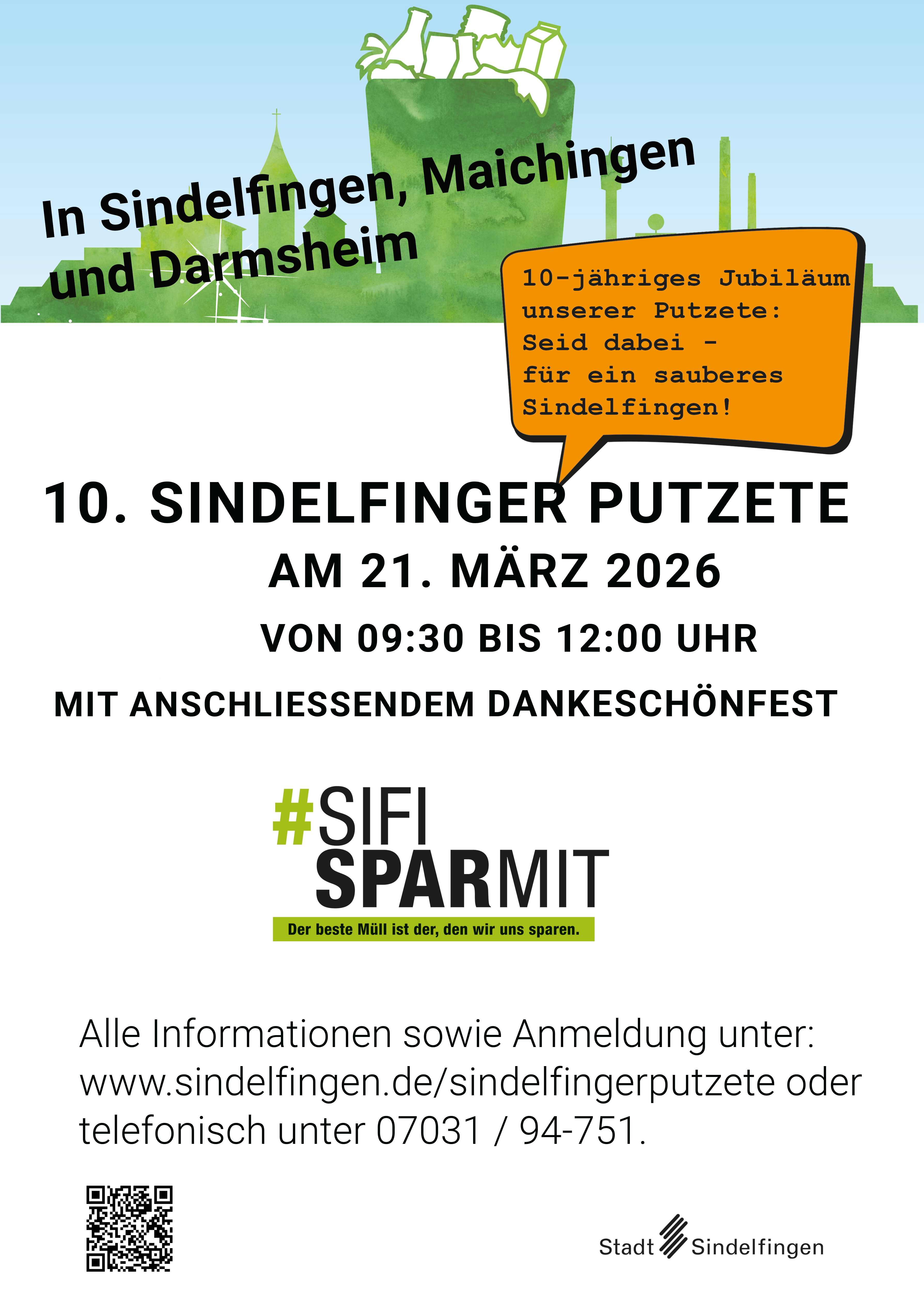 Plakat Sindelfinger Putzete