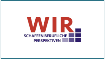 Logo des ESF Plus-Förderprogramms "WIR".