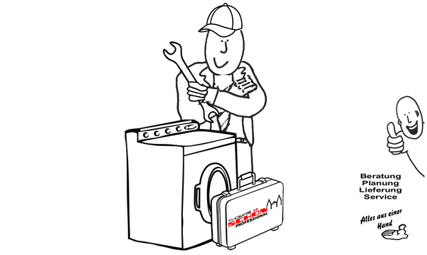 Tommy, der Spezialist für Alles rund um das Thema Wäsche richtig mangeln