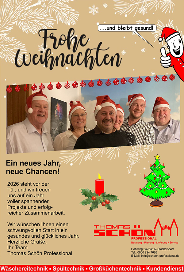Schön Professional wünscht Frohe Weihnachten