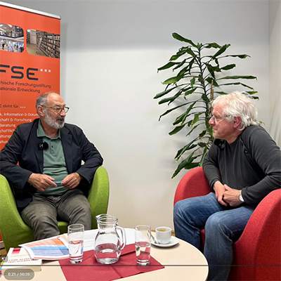 Michael Obrovsky und Gerald Hödl im Gespräch