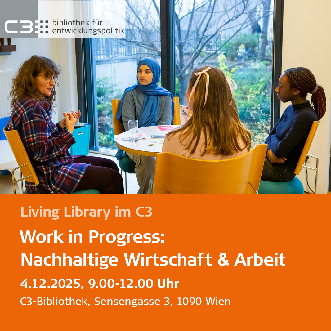 Flyer der livng library