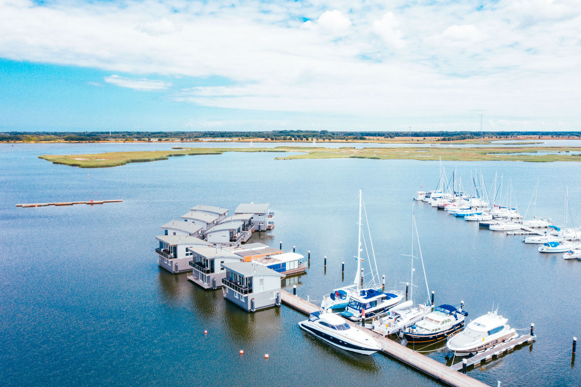 Kröslin Marina Luftbild