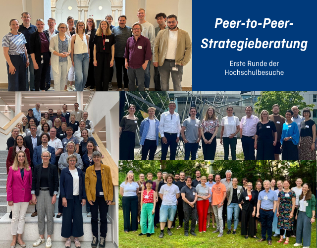 Gruppenfotos der Peer-to-Peer-Strategieberatung