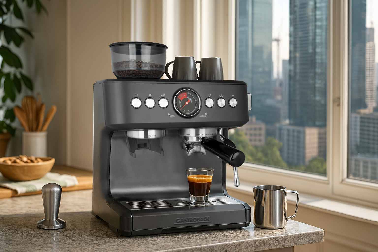 Design Espressomaschine Advanced Urban Duo, Artikel-Nr.: 42627 