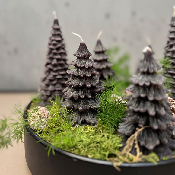 Weihnachtsdeko im Lebensraum Garten