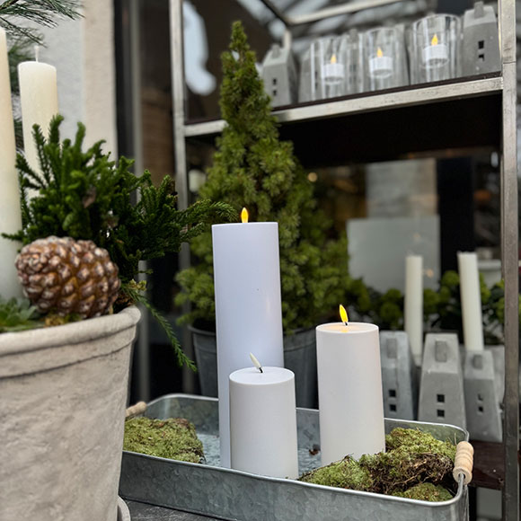 Weihnachtsdeko im Lebensraum Garten