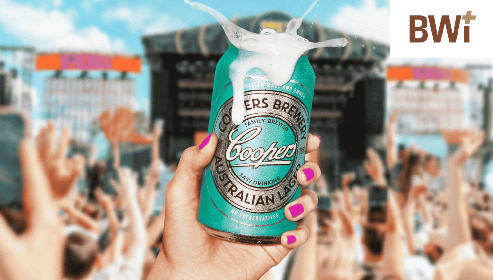 Hand of a woman holding a can of beer (Photo: Coopers Brewery