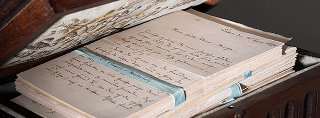 Detail: Bündel an Briefen