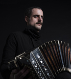 Mann mit Bandoneon