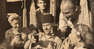 Historisches Foto einer Gruppe