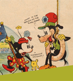Cartoon: Micky Mouse und Goofy