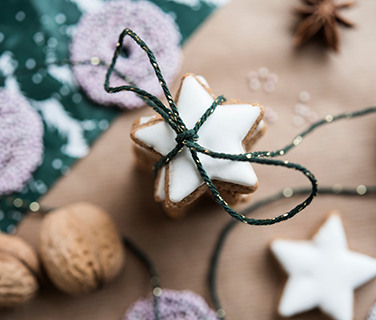 Selbstgebackene Zimtsterne