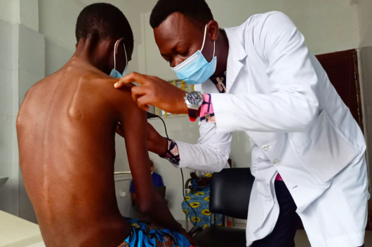 Lung ultrasound (Photo: CAD LUS4TB project)