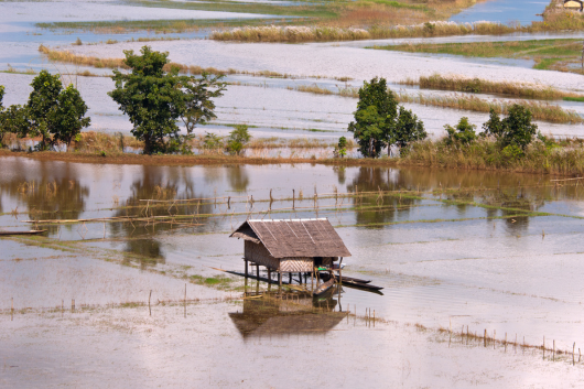 Rural landscape in Laos (Photo: O. Brandenberg, Swiss TPH)