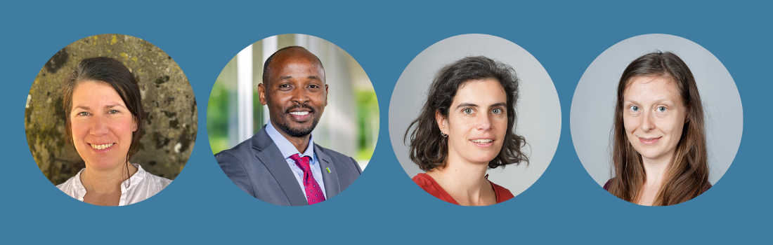 Aita Signorell, Sabin Nsanzimana, Stefanie Knopp and Marloes Eeftens (Photos: Swiss TPH)