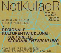 Plakat von NetKulaeR zur Webtalk-Reihe vom 3. bis 17. B´Februar 2026 © Kulturpolitische Gesellschaftliver Schikora