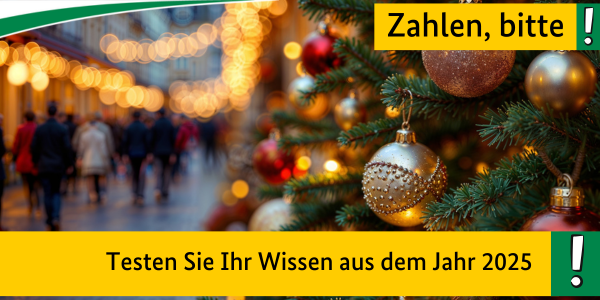 Jahresquiz 2025: Testen Sie Ihr Wissen aus dem Jahr 2025!