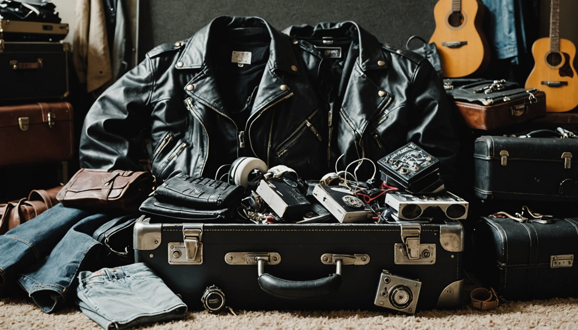 Voyager avec style rock : l'art de faire ses valises comme une rock star
