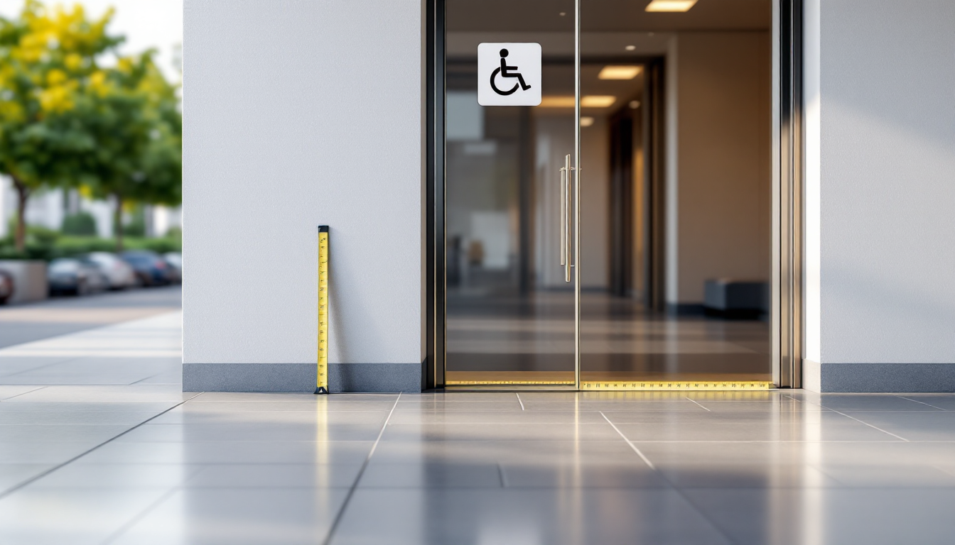 Les exigences minimales de largeur de porte PMR selon le type de bâtiment