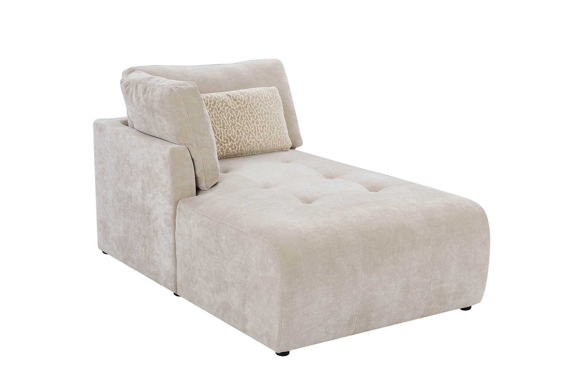 Addie Modular Arm Chaise LHF Natural