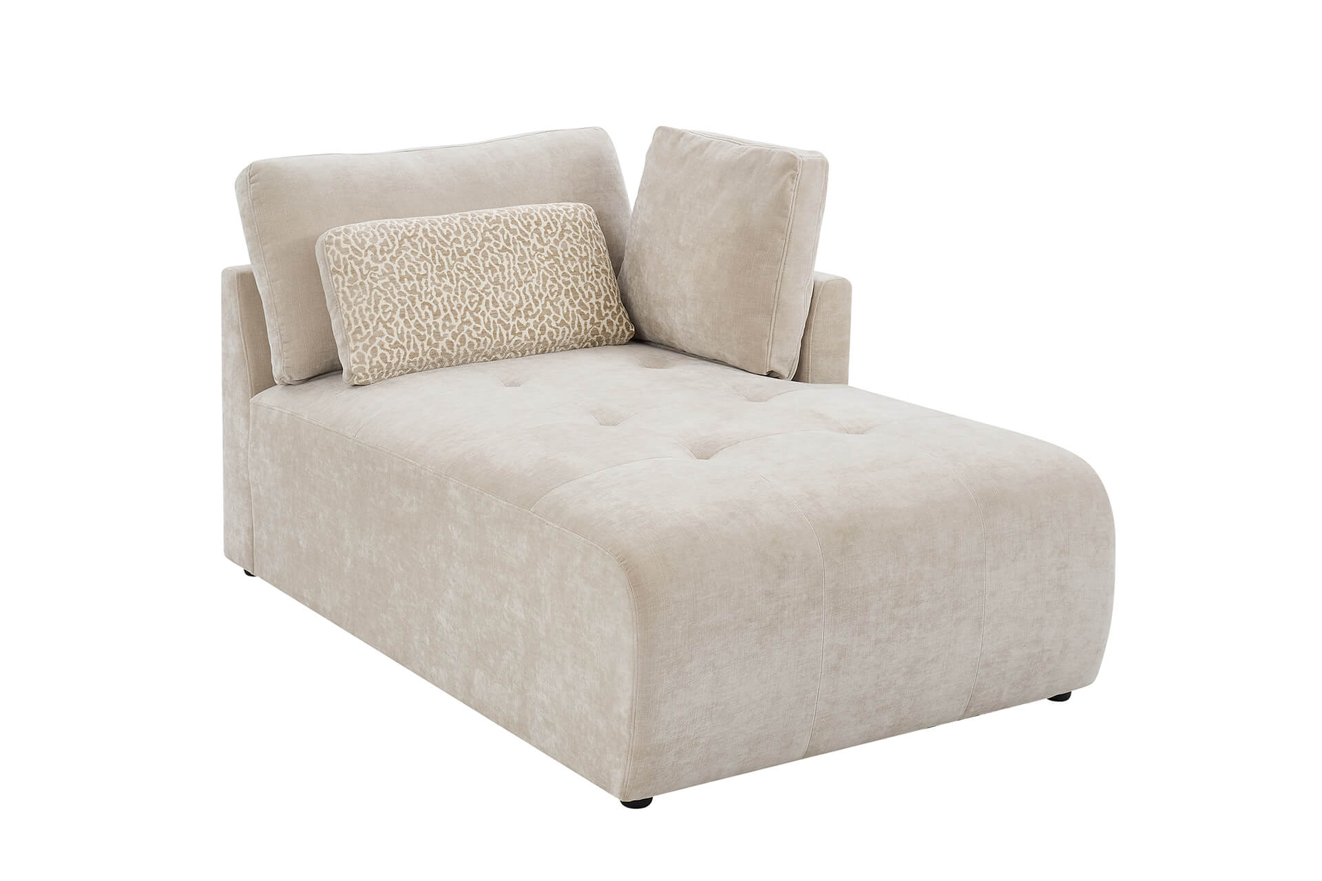 Addie Modular Arm Chaise RHF Natural