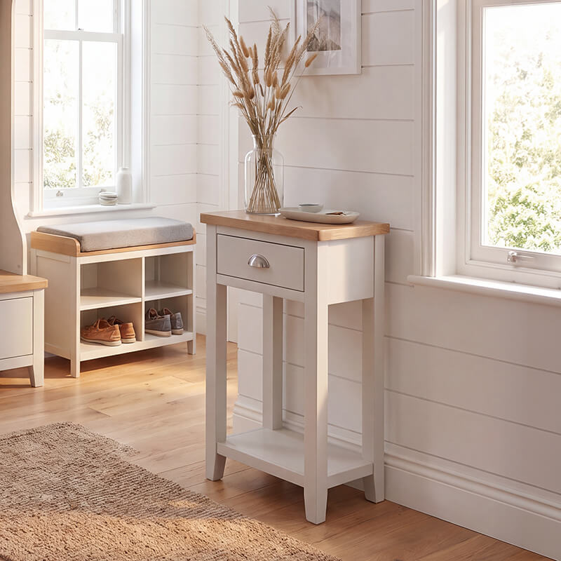 Mellor Small Console Table - Cashmere 