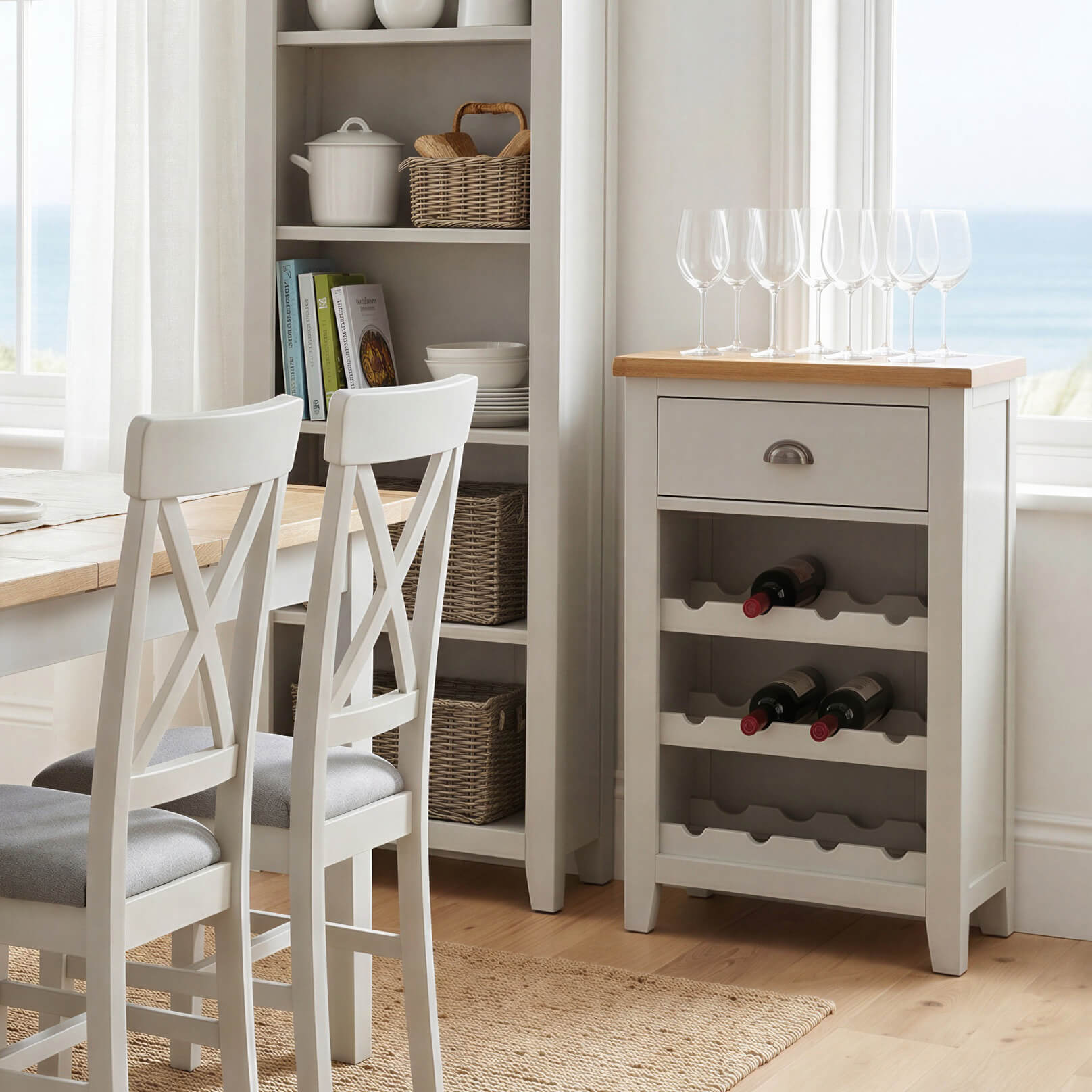 Mellor Wine Cabinet Cashmere 