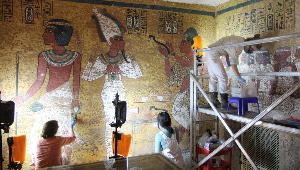 tut tombe restauration