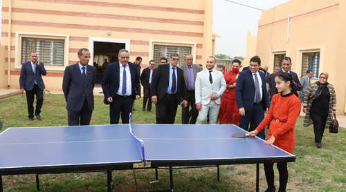 Tinghir visite terrain Bensaid