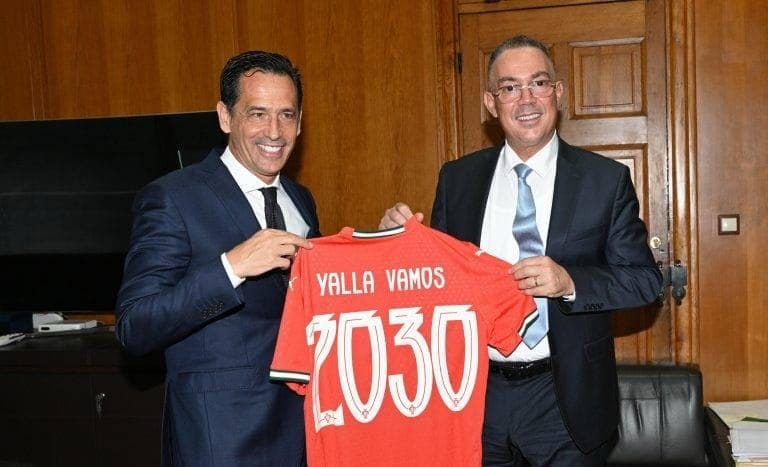 Lekjaa et Proença se rencontrent à Rabat pour préparer le Mondial 2030