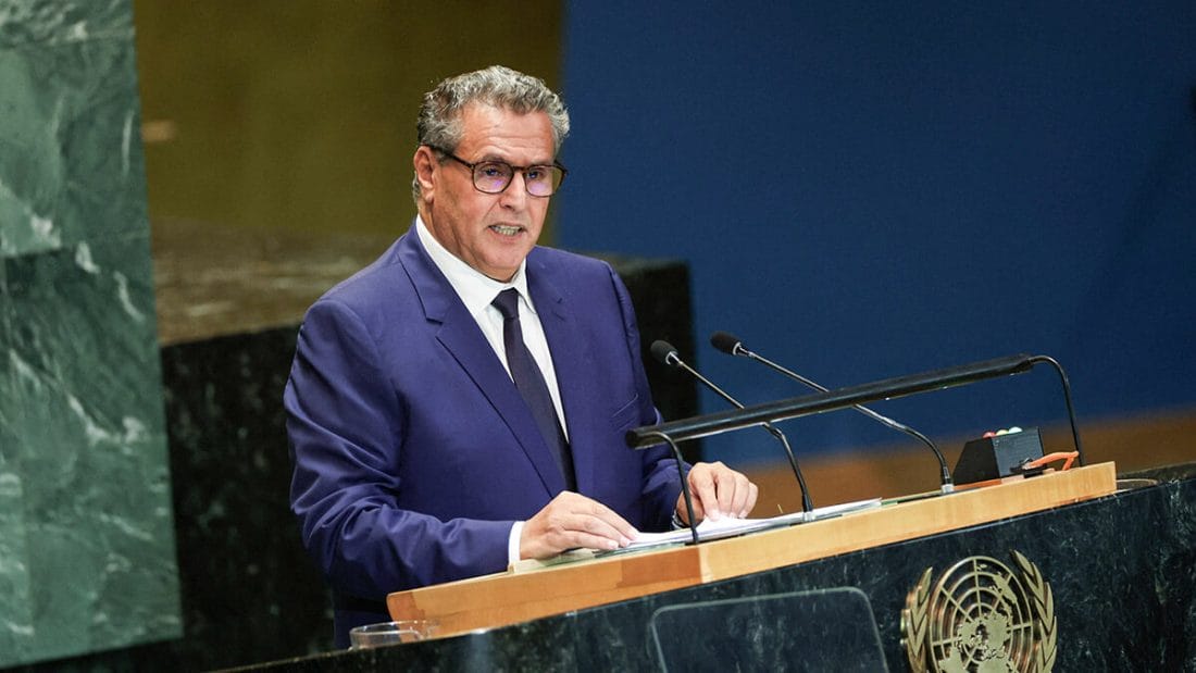 Akhannouch à l’ONU : « Le plan d’autonomie est la seule solution réaliste au différend autour du Sahara »