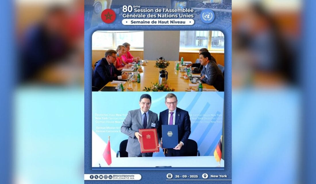 Nasser Bourita s’entretient à New York avec le chef de la diplomatie allemande