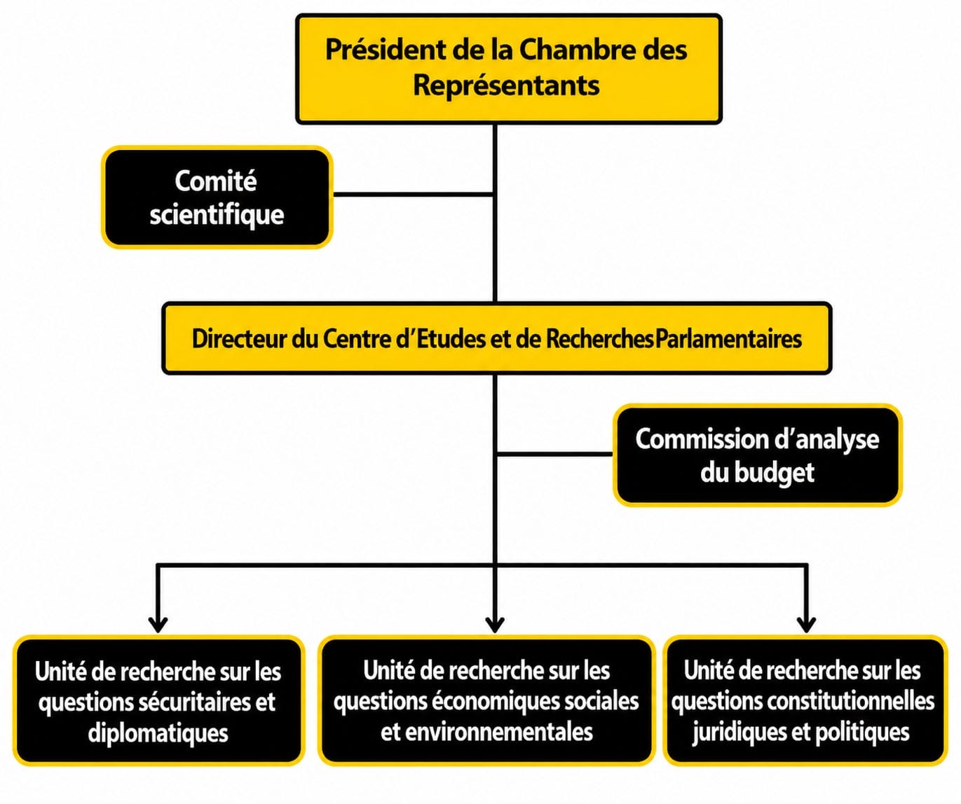 البرلمان: صناعة القانون 3 structure organigramme lebrief loi bo parlement vote