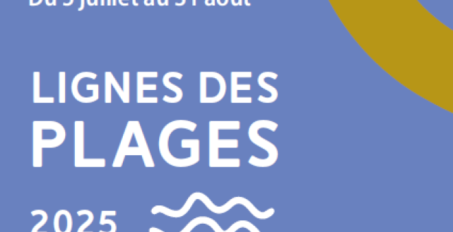Lignes des plages 2025