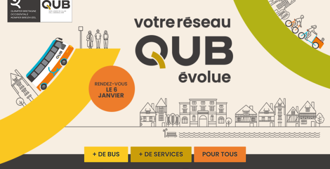 Votre réseau QUB évolue