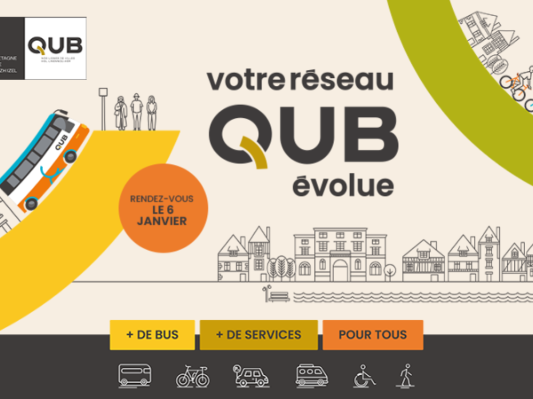 Votre réseau QUB évolue