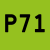 Picto ligne P71