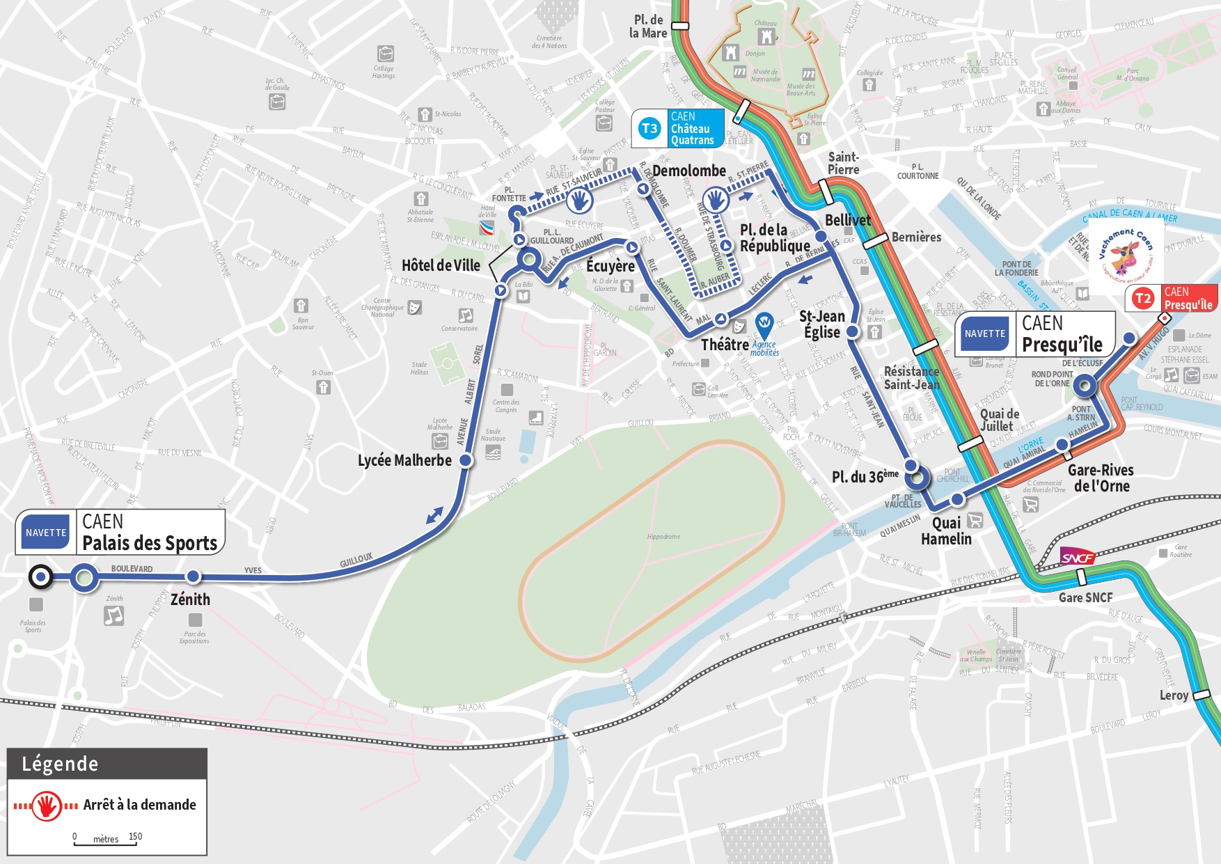 carte vachement caen