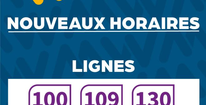 Modification horaires